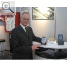 IHM Internationale Handwerksmesse 2005. Der Bayerische Staatspreis 2005 ging an die Firma CARTEC aus Unterneukirchen. Robert Weigl, CARTEC, und der PWA (Pocket Workshop Assistant).  