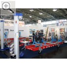 IHM Internationale Handwerksmesse 2005. Der Karosseriespezialist und Richtsatzverleiher Niedermair aus Mnchen prsentierte sich gemeinsam mit CELETTE.  