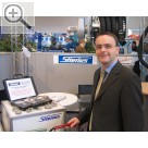 STAHLGRUBER auf der I.H.M. Internationale Handwerksmesse 2005 Der Spezialist fr Bremsenwartung. Gerrit J. Stier, stellv. Geschftsfhrer der Stierius BODO STIER Hydrotechnik GmbH.  