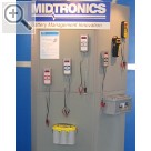 AMITEC Leipzig 2005. Midtronics hat seine gesamte Palette an Batterietestern in ein neues Design gesteckt.  