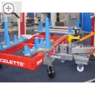 AMITEC Leipzig 2005. HOLITSCHKE verkauft seit vielen Jahren Karosserietechnik von CELETTE und unterhlt ein Leihlager fr Richtstze.  