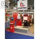 autopromotec Bologna 2005 CARTEC PKW Prfstrasse. Der Fahrwerktester arbeitet nach dem BOGE-Prinzip.  