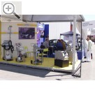 autopromotec Bologna 2005 Schweiss- und Batterielade-Spezialist ELEKTRON whlte das Freigelnde als Ausstellungsflche. Mit Erfolg.  