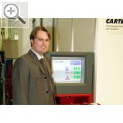 WerkstattWest 2005 Martin Reher von CARTEC informierte ber alle Fragen rund um die Bremsprfung.  