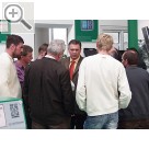 Hausmesse NEIMCKE 2005 in Mühldorf am Inn Rudolf Schneider, Diagnosespezialist im Hause NEIMCKE, erklrte alles zum Thema Fahrzeugdiagnose und AU nach Leitfaden 3.  