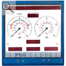Automechanika 2006 in Frankfurt/Main Mit den VARIODATA Displays kann die Anzeige variabel gestalten werden.  Die Anzeige der Messwerte (Achslast, Bremsdruck, Verzgerung, Bremskraft, Pedalkraft, Bremskraftdifferenz) kann wunschgem angezeigt werden. Maha 