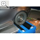NORDAUTO 2006 Die Leistungsmessung erfolgt ber den Rollensatz.  