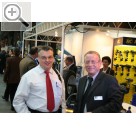 COPARTS Profi Service Tage 2006 Manfred Schrage (li.), Bereichsleiter Werkstatteinrichtung bei WITTICH und Uwe Hofmann RODCRAFT.  