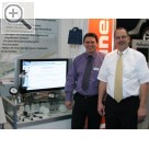 I.H.M. Internationale Handwerksmesse München H. Heinzer BG Products und TECHMESS kooperieren im Bereich der Commonrail Diagnose Technologie. Michael John, TECHMESS und Ulrich Heinzer, BG Products schaffen gemeinsam Mehrwerte fr die Werksttten.  