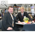 I.H.M. Internationale Handwerksmesse München Martin Selbach, Geschftsfhrer CORGHI Deutschland und Sven Neimcke.   