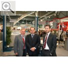 AMITEC 2007 in Leipzig Die Familie - Hans, Holger und Steffen Nubaum (v.l.n.r.).  