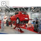 autopromotec 2007 Bologna Die Richthebebhne PL 10 kann mit dem elektronischen Vermessungssystem shark kombiniert werden.  