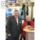 STAHLGRUBER Leistungsschau 2007 in Nürnberg Udo Frechen zu Besuch bei Hildegard Mller am Stand von s.tec Heinz Fischer.  