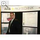 STAHLGRUBER Leistungsschau 2007 in Nürnberg Baut Bremsprftechnik in der zweiten Generation - Harald Schneider jr. von AHS Prftechnik Delmenhorst.  