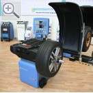 Automechanika 2008 Die BEISSBARTH Radwuchtmaschine microtec 865 ADPT ist mit einer automatischen Radspannvorrichtung ausgestattet.  