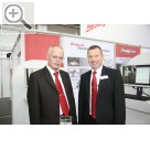 Automechanika 2008 Robert Weigl (li.) Produktmanager bei CARTEC und Detlef Bielke Vertriebsleiter Deutschland sterreich.  
