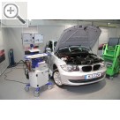 STAHLGRUBER Leistungsschau 2010 Poing Fahrzeugdiagnose mit der AVL Diagnosestation DiX.  