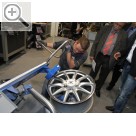 AMITEC 2010 in Leipzig Das WHEEL DOCTOR System der CARTEC Autotechnik Fuchs ist TV zertifiziert. Vorgefhrt von Julian Banzhaf  