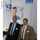 Automechanika 2010 Beide in Franken zuhause. Harald Hahn (li.) Geschftsfhrer AVL DiTest und Thomas Fischer MB technics. AVL 