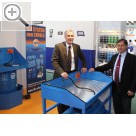 Automechanika 2010 IBS-Scherer Geschftsfhrer Axel Scherer und Osbel Ré von der Spanischen IBS-Scherer Niederlassung.  