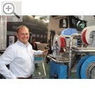 Automechanika 2010 Reinhold Elter gewhrt einen freien Blick in seine patentierte Schlauchtrommelbremse RAPID-SCS.  