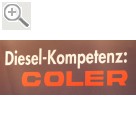 COLERtechnika 2011 Diesel-Kompetenz - Die COLERtechnika wurde fr die Besucher in gut erkennbare Wissensbereiche gegliedert.  