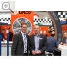 Automechanika 2012 Ralf Gores CARAT (li.) und Uwe Elbert AC Hydraulic.  