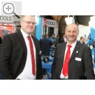 COPARTS Profi Service Tage 2012. Auf den COPARTS Profi Service Tagen 2012 - Volker Zelm (li.) und Walter Gromller GS Wittich.  