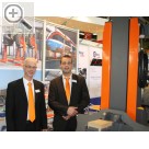 autopromotec 2013 Bologna Gerhard Finkbeiner (li.) und Christoph Heinze auf der autopromotec 2013 in Bologna. Finkbeiner 