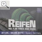 REIFEN Essen 2014 Reifen 2014 ging mit Rekordbeteiligung ins Messerennen: 670 Aussteller aus 44 Lndern prsentierten sich sowie ihre Produkte und Dienstleistungen.  