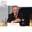 REIFEN Essen 2014 Hans-Jrgen Drechsler Geschftsfhrer des BRV e.V.  in der Pressekonferenz zur REIFEN 2014 in Essen.  