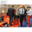 autopromotec 2015 Reifentechnik Made in Belgium auf der  Autopromotec 2015 - DQN mit der Reifenmontiermaschine Opti-fit. Du Quesne 