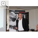 AUTOPSTENHOJ Pressemeeting 2016 Marketing & Sales Manager Karsten Meinshausen erklrt die neuen Vertriebsaktivitten Autop 