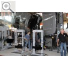 TROST Schau 2016 in Stuttgart. Auf der TROST Schau 2016 - hydraulische trost monochrom Werkstattpressen fr die umfangreiche LKW Instandsetzung.  