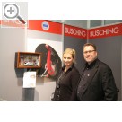 TROST Schau 2016 in Stuttgart. Claudia Helms und Andreas Busching auf der TROST Schau 2016.  