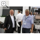 Impressionen von der Automechanika 2016. ATH-Heinl auf der Automechanika 2016 - ATH Vertreibsleiter Andreas Schttler (li.) und Vertriebsmitarbeiter der CARAT Manfred Schrage. ATH Heinl 