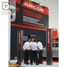 Impressionen von  der Automechanika 2016. Fachbesucher mit Interesse an der ARGOS Fahrwerksvermessung von CEMB.  