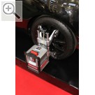 Impressionen von  der Automechanika 2016. NEU, flexibel, batteriebetrieben und wartungsarm - das John Bean Fahrwerkvermessung V1200.  