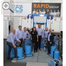 Impressionen von  der Automechanika 2016. Team RAPID Group auf der Automechanika 2016.  