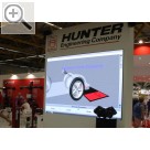 Autopromotec 2017 in Bologna. HUNTER Quick Tread - Laufbilderfassung des Reifens.  