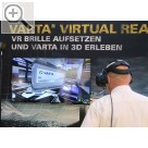 PV LIVE! 2017 Auf der PV LIVE! 2017: Walter Boess, CEMB, im VARTA VR ERLEBNIS - 3D Produktschulung mit Produktanimation und Produktinformation.  