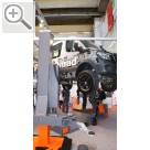 Automechanika Frankfurt 2018 FINKBEINER ist ein Spezialist im Heben von richtig schweren Fahrzeugen.  