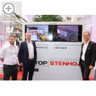 Automechanika Frankfurt 2018 AUTOPSTENHOJ auf der Automechanika 2018 - Modernes Handwerk, modernes Marketing, moderne Geschäftsführung. Henrik Berg Jepsen, Karsten Meinshausen, Johannes Kjellgren (v.l.n.r.) Autop 