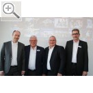 Impressionen von den COPARTS Profi Service Tagen 2018 in Göttingen. Teil 3. Pressemeeting auf den COPARTS Profi Service Tagen 2018 in Göttingen: Thomas Ramdohr, Ulrich Wohlgemuth, Andreas Brodhage und Martin Völling (v.l.n.r.).  