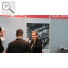 WM Werkstattmesse 2019 in Stuttgart - Teil 4. BUSCHiNG auf der WM Werkstattmesse 2019 in Stuttgart - Claudia Helms, Geschäftsleitung BUSCHiNG, informiert die Fachleute.  