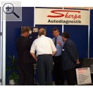 Sherpa auf der Automechanika 2004 Die einmalige Funktionsweise von RoadSim interessierte das Fachpublikum.  