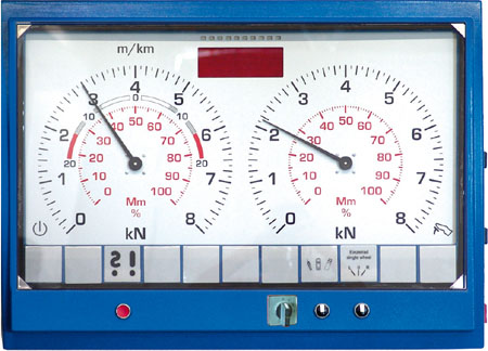 Die neue Analoganzeige fr die PKW-Prfstnde von MAHA.