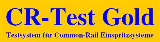 TECHMESS - CR-Test Gold Testsystem für Common-Rail Einspritzsysteme.