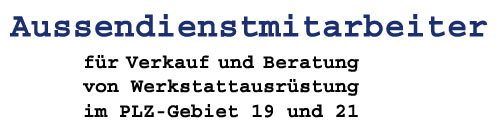 Aussendienstmitarbeiter gesucht